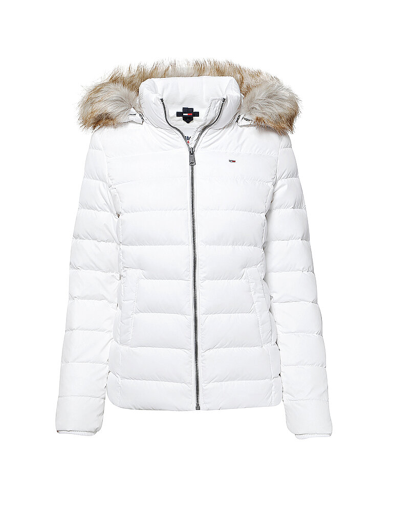TOMMY JEANS Daunenjacke Martina weiß | S
